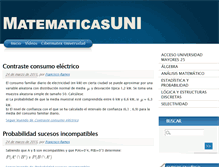 Tablet Screenshot of matematicasuni.com